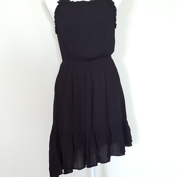 BCBG Black Baby Doll Dress Sz. Xs - Picture 6 of 7